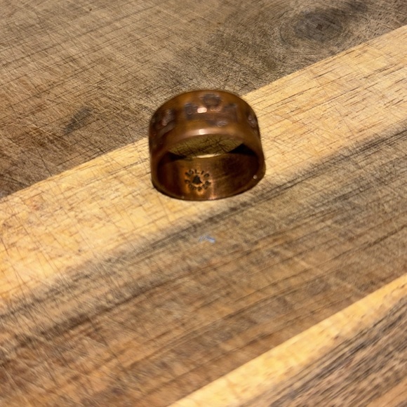 Vintage Copper Thunderbird Native American Jewelry Handmade - Picture 2 of 2